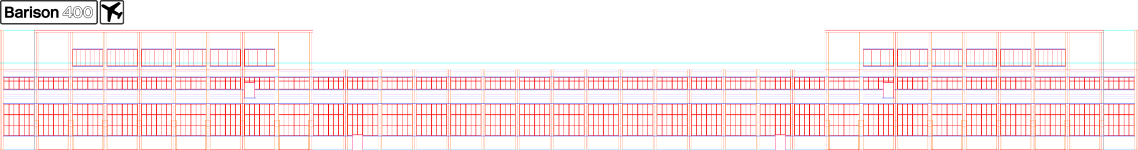 BEA West Base Complex - North Elevation Line Drawing.png