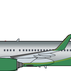 Braniff 737-800 Bare Metal Green.png