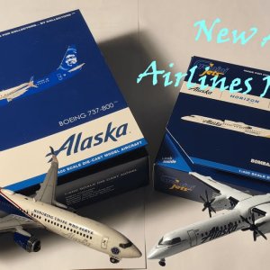Gemini Jets Alaska Airlines Arrivals!