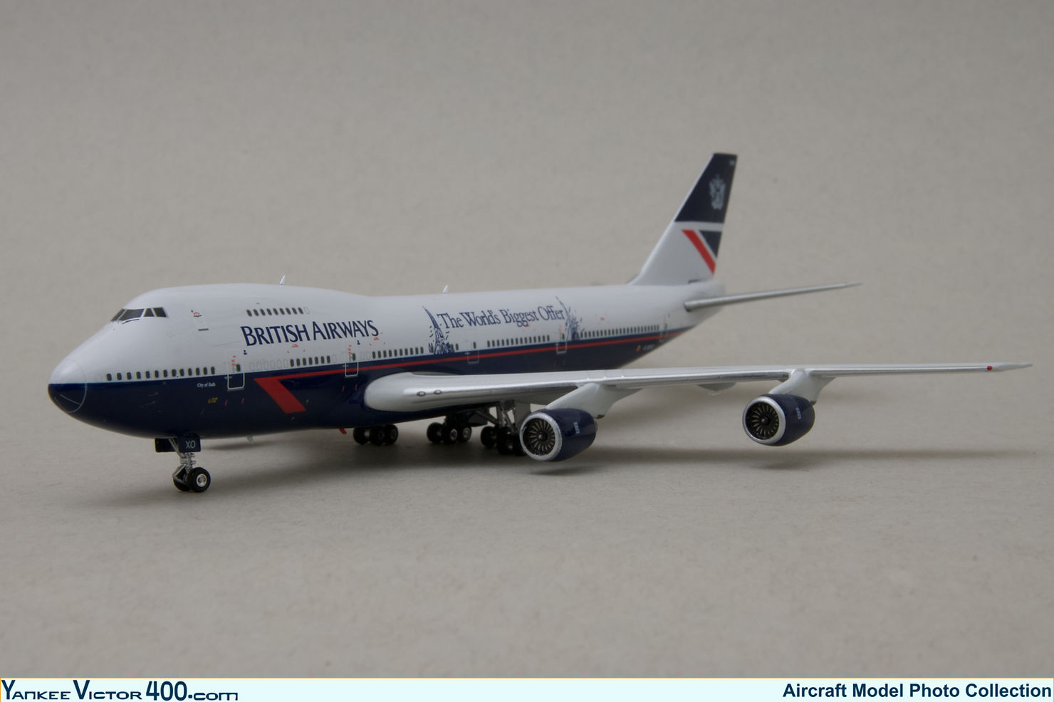 British Airways Boeing 747-236B G-BDXO Phoenix Models 1:400
